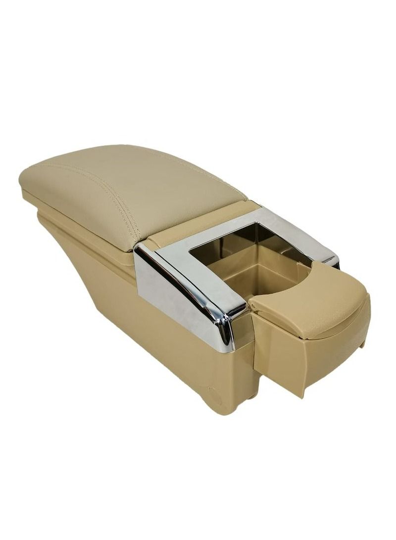 موب MOB صندوق مسند الذراع للمقعد درابزين وسادة وحدة التحكم المركزية مسند الذراع منظم صندوق تخزين بيج مع تشطيب فولاذي AC 485V - Image 2