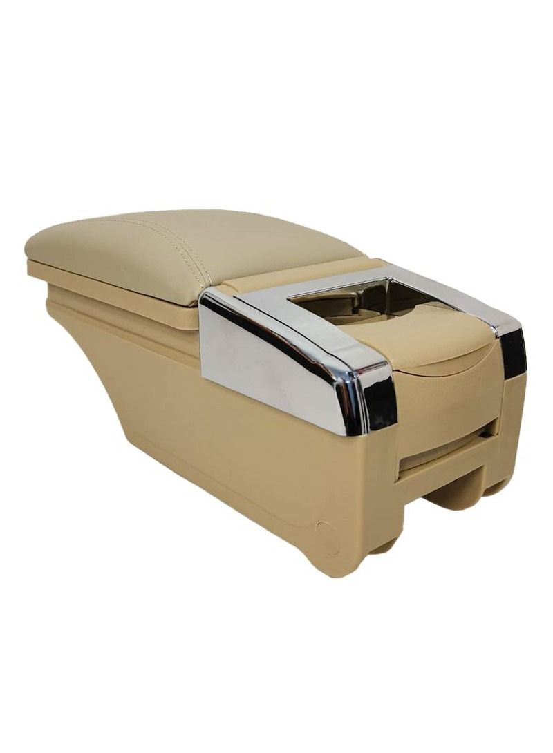 موب MOB صندوق مسند الذراع للمقعد درابزين وسادة وحدة التحكم المركزية مسند الذراع منظم صندوق تخزين بيج مع تشطيب فولاذي AC 485V - Image 4