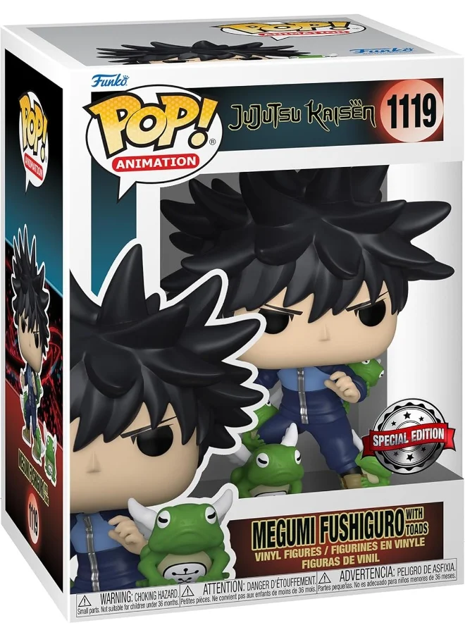 Funko Animation Jujutsu Kaisen - Megumi with Toads (Exc), Collectible Action Vinyl Figure - 64495