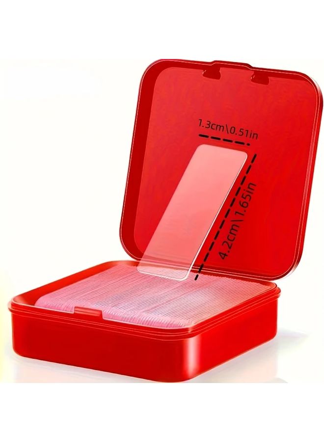 60pcs Reusable Double Sided Tape Waterproof Removable Transparent Wall Mounting Strips For Smooth Surfaces - Image 5