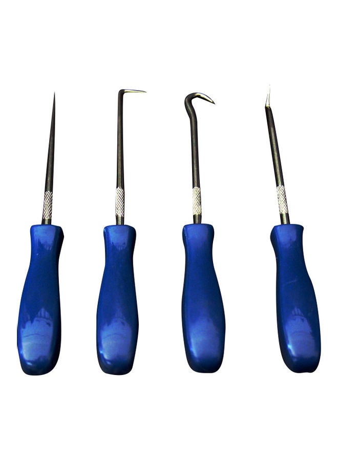 Generic 4Pcs Car Pick and Hook Set O Ring Oil Seal Gasket Puller Remover Craft Hand Tool - Image 1