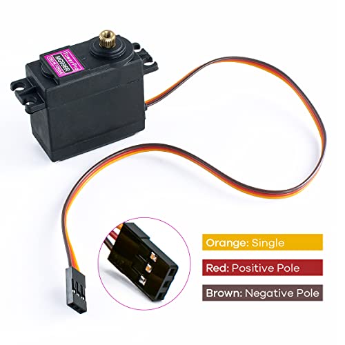 Hosyond 4Pack MG996R 55g Digital RC Servo Motors High Torque Metal Gear Servo for RC Car Robot Boat Helicopter - Image 4