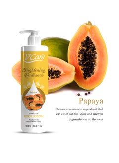 VCare V Care Papaya Extract Body Lotion - 500ml - Revitalizing – Smooth -  Radiant Skin & Tropical Freshness  - Image 5