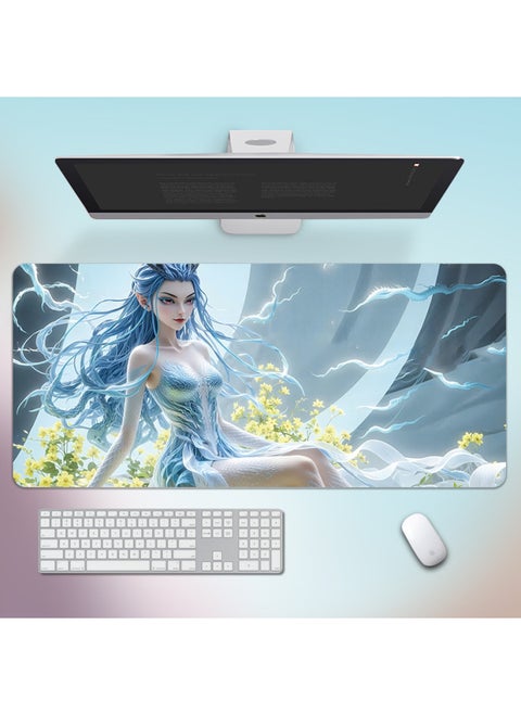 Which Ao Run Mouse Pad Super Large Lock Edge Non-slip Laptop Pad Large Ao C E-sports Keyboard Pad Table Mat-Colour:900*400*3mm-Pattern:Nezha Ao Run 03