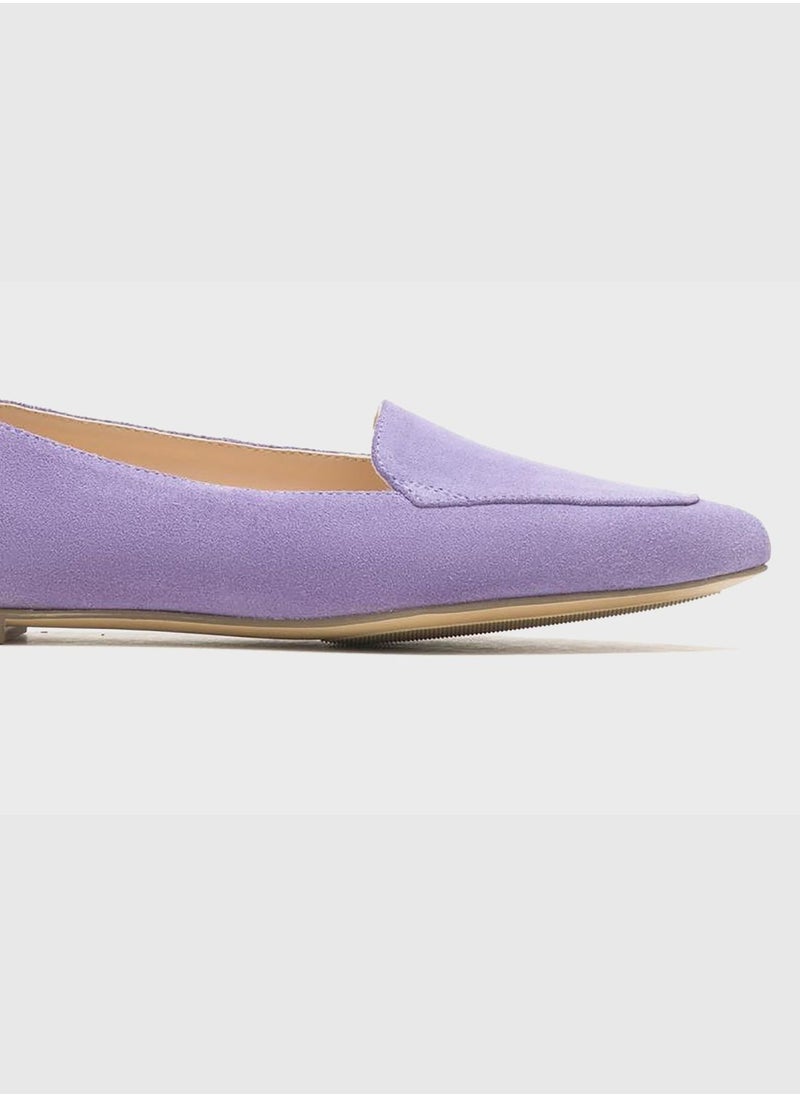 Hush Puppies - Hazel Pointed Toe Ballerinas - Image 1