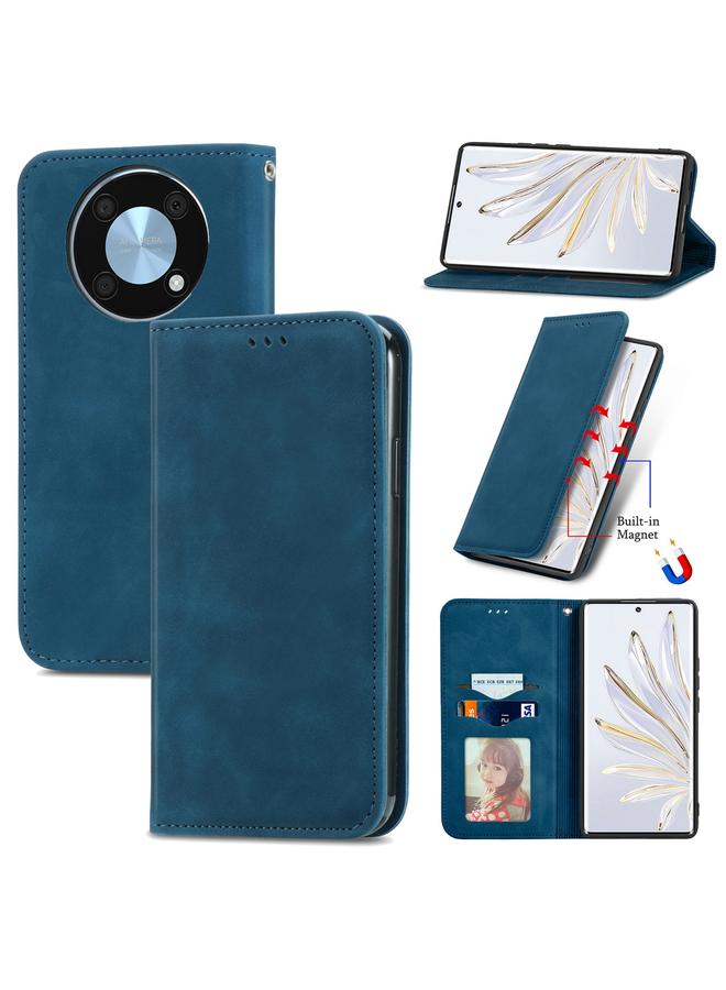 Zaboon Case For Huawei Nova Y90 Retro Skin Feel Magnetic Leather Phone Case - Image 1