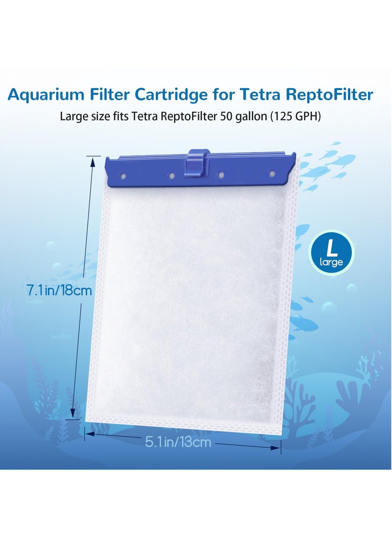 Excefore - Large Aquarium Filter Cartridge, Replacement for Tetra Whisper Bio-Bag Power Filters and Tetra ReptoFilter Cartridges, for Large Aquariums - Image 1