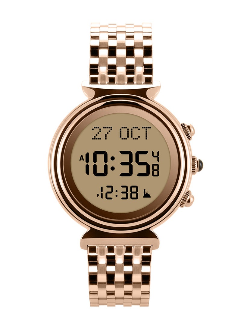 Al Fajr Women's Rose Gold Stainless Steel Watch WF-14RS