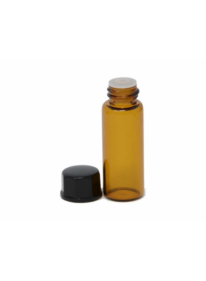 Simply Essential Solutions 24pcs 5mL Drop Top (1.35 dram) Amber Glass 5cc Sample Vial Small Oil Bottle Travel Must + a 7 Chakra Lava Bead Bracelet for Oil diffusing & Bottle Insert Removal Tool - Image 5