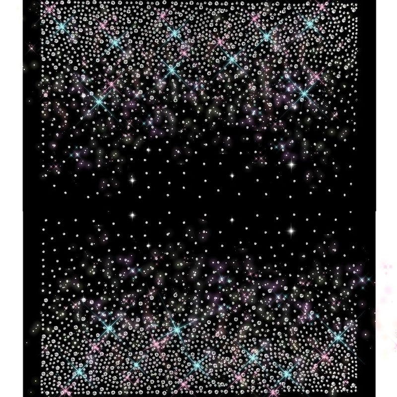 GARBODIY 12 Sheets Ab Iron On Rhinestone Sheets For Heat Press | Hotfix Rhinestone Transfers  Flat Round Crystal Decals  Glitter Gems Stickers  Iron On Patches For T-Shirts  Denim  Clothing  Diy Crafts - Image 1