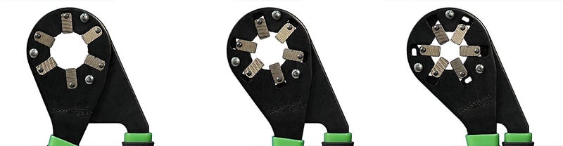 siddhmurti 8 Inch Bionic Adjustable Round Head Wrench by Logger Head Tools 14 Wrenches in 1 Grabs Bolt On All 6 Sides Patented Design Multiplies Gripping Force - Image 2