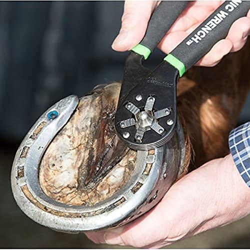 siddhmurti 8 Inch Bionic Adjustable Round Head Wrench by Logger Head Tools 14 Wrenches in 1 Grabs Bolt On All 6 Sides Patented Design Multiplies Gripping Force - Image 5