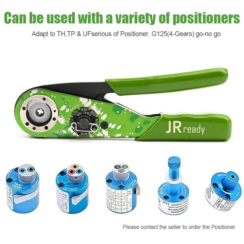 JRready M22520 1 01 Closed Barrel Crimping Tool KIT NEWAS1G Adjustable Crimper crimp HAN series Heavy Duty Connectors Contacts MIL series connector 12 16 20 Solid Contacts 1226awg Wire Harness - Image 3
