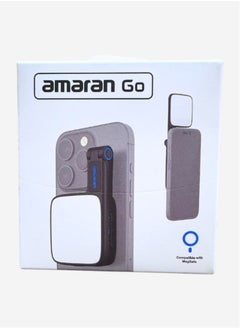 Amaran Go Mini Phone Light, Magnetic LED with Dual Mirror Light, Adjustable 2700K-6500K CCT, 10 Lighting Effects, USB-C Fast Charging, Soft & Accurate Lighting for Mobile Creators (White) - pzsku/Z66729C02853ED0F904E8Z/45/_/1738407858/6db7cab2-f4de-41e3-a8fd-3a41f1ea4078