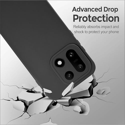 SBMS Silicone Back Cover Case for OnePlus 15 5G | Soft Micro-Fibre Lining Inside | Camera Protection Bump | Shockproof Back Cover Case for OnePlus 15 5G (Candy Cloth_Black) - Image 3
