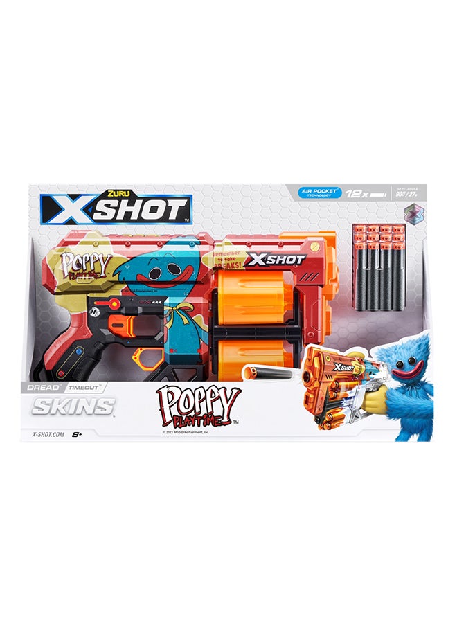 Zuru X-Shot أقلام دريد 12 لعبة بوببي بلاي تايم S1 مهلة - لعبة تصويب أكشن للأطفال، المراهقين،البالغين الأولاد والبنات، أنشطة العطلات في الهواء الطلق، هدايا للأطفال من 8 سنوات فما فوق  - Image 1