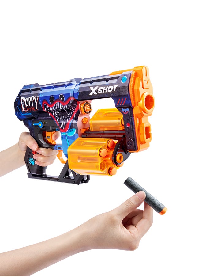 Zuru X-Shot أقلام دريد 12 لعبة بوببي بلاي تايم S1 مهلة - لعبة تصويب أكشن للأطفال، المراهقين،البالغين الأولاد والبنات، أنشطة العطلات في الهواء الطلق، هدايا للأطفال من 8 سنوات فما فوق  - Image 4