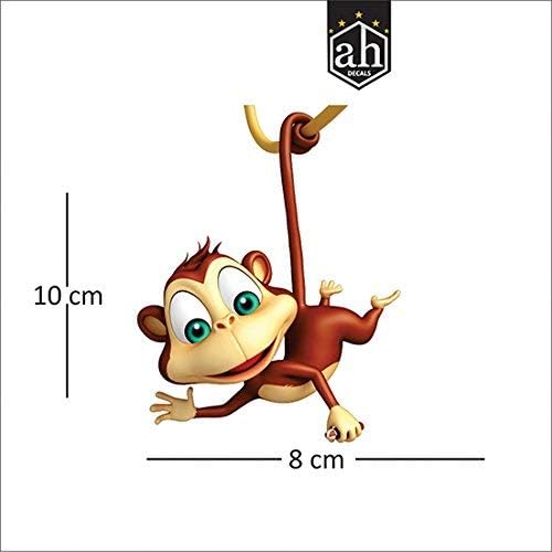 AH Decals Amazing Animal Cartoon 3D Wall Switch Board Stickers for Living Bed Kids Room | (Set of 5) - Image 4