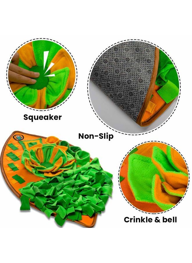 AWOOF Snuffle Mat for Dogs, Dog Cats Nosework Feeding Mat, Pet Interactive Dog Puzzle Toys Encourages Natural Foraging Skills for Training and Stress Relief - Image 2