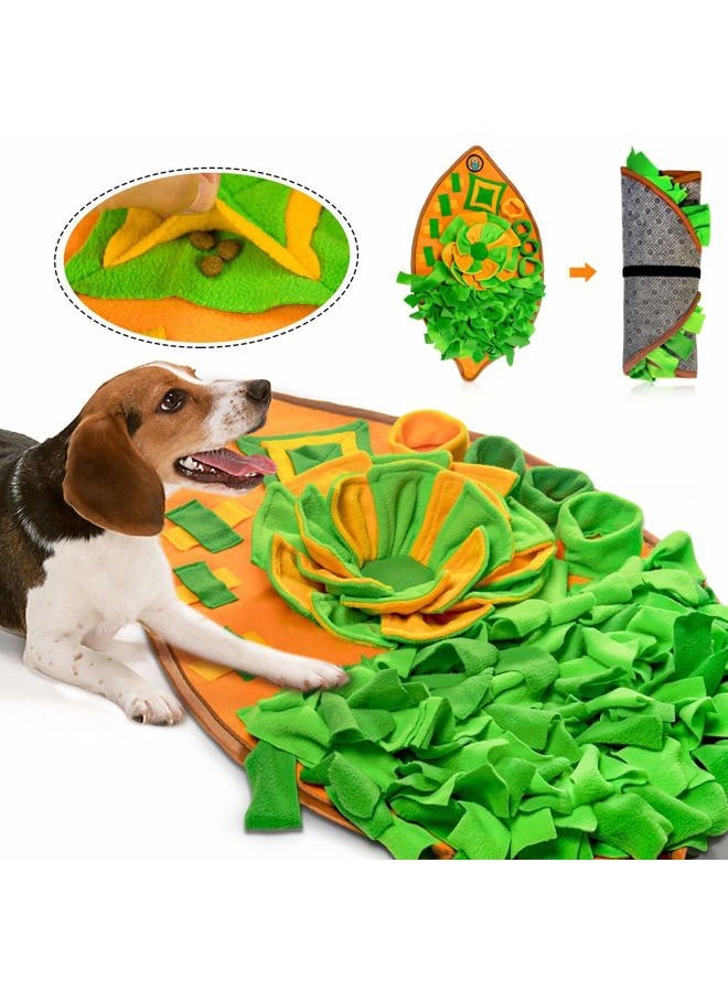 AWOOF Snuffle Mat for Dogs, Dog Cats Nosework Feeding Mat, Pet Interactive Dog Puzzle Toys Encourages Natural Foraging Skills for Training and Stress Relief - Image 1