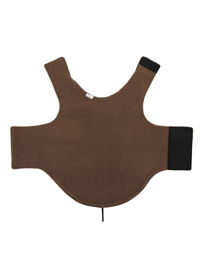 أوتاد معطف من الصوف القطبي يمكن ارتداؤه على الوجهين يوفر الدفء بني - Image 2