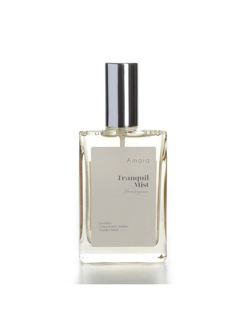 DANUBE HOME Amara Humble Tranquil Mist Room Spray  – Long-Lasting Premium Home Fragrance, Luxury Air Freshener for Bedroom, Living Room, Office & Car, Eliminates Odors with Relaxing Aroma 100ml  L6.2XW3.4XH11Cm - Image 1