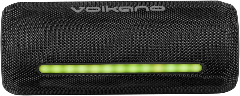 Volkano Aura High-Powered Bluetooth Speaker with IPX5 Rating and Dynamic LED Lighting - Image 1