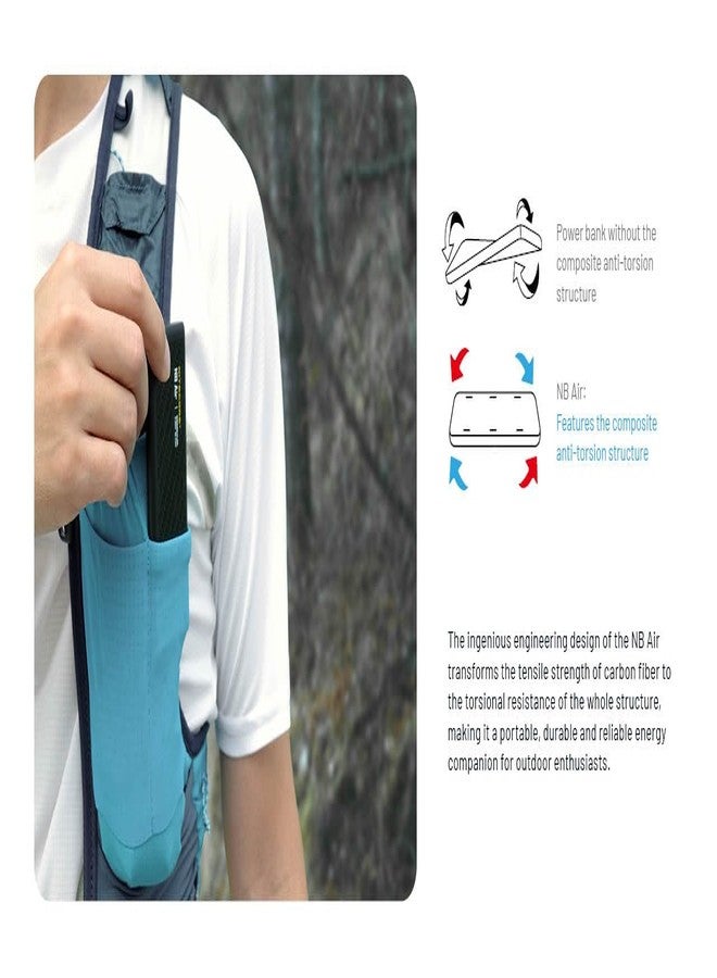 Nitecore NB Air 5000mAh Ultra Lightweight and Slim Power Bank, USB-C Port for Phones, Smart Watches, Earbuds, Flashlights, and Headlamps - Image 4