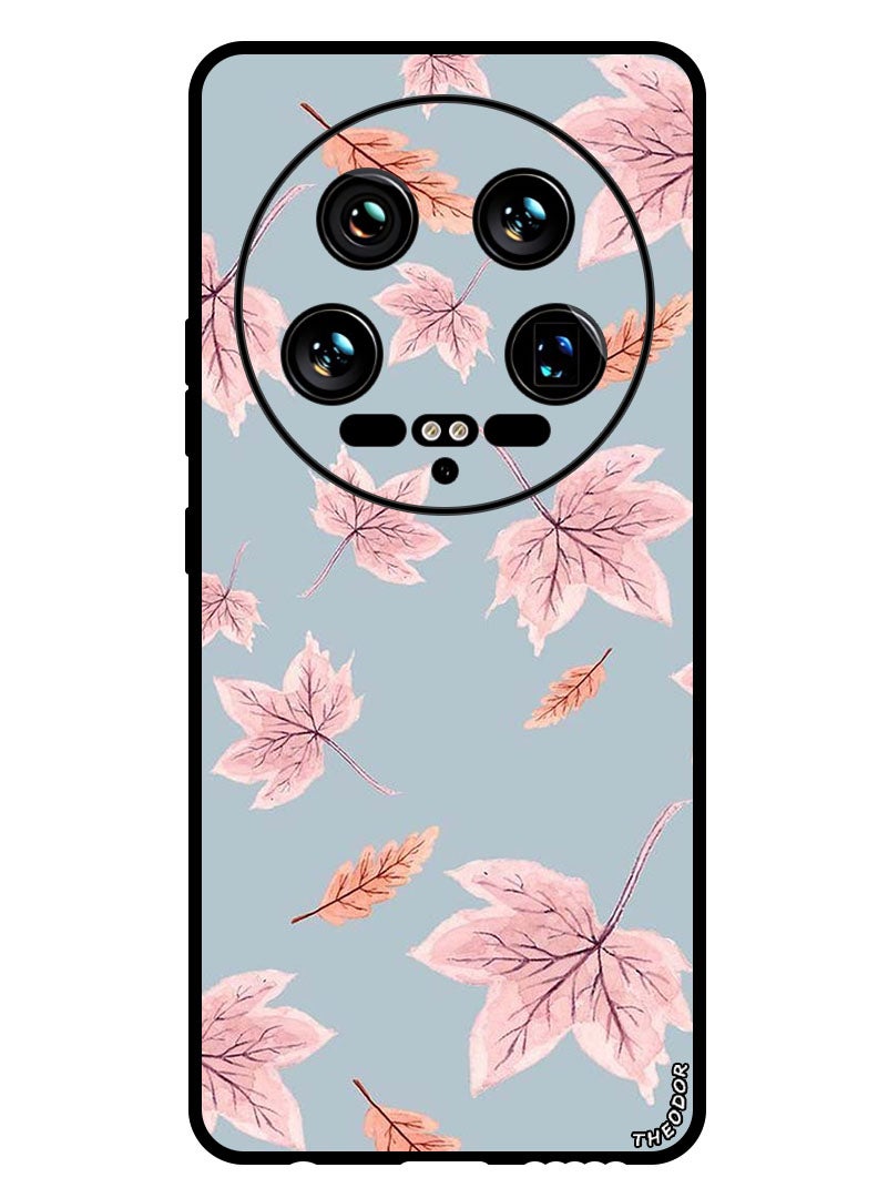 Theodor Protective Case Anti Scratch Shock Proof Bumper Cover For Xiaomi 14 Ultra Autum Leaves - Image 1