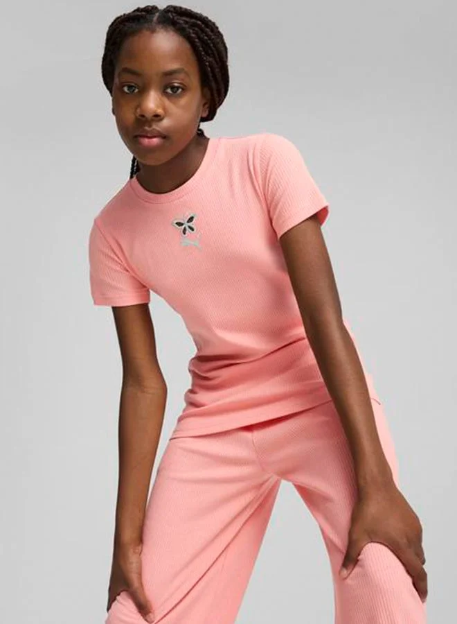 PUMA Youth Graphics Ribbed T-Shirt