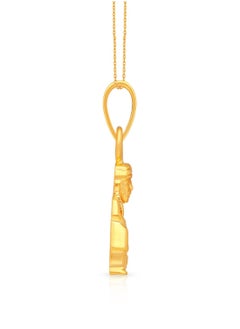 Malabar Gold and Diamonds 22 Carat 916 Purity Yellow Gold Pendant PD1586216Y For Men  - Image 3