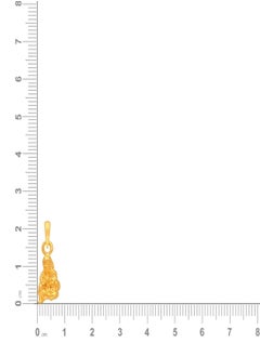Malabar Gold and Diamonds 22 Carat 916 Purity Yellow Gold Pendant PD1586216Y For Men  - Image 4
