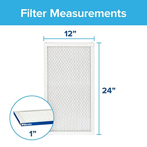 Filtrete 12x24x1 AC Furnace Air Filter MERV 13 MPR 2200 Elite Allergen Bacteria Virus Filter 3Month Pleated 1Inch Electrostatic Air Cleaning Filter 6Pack Actual Size 1169x2369x078 in - Image 3