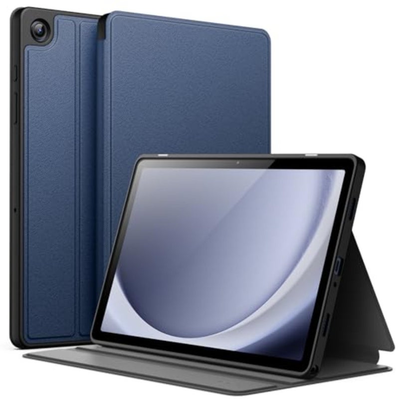 JETech Folio Case for Samsung Galaxy Tab A9 Plus 11", Navy Multi-Angle Stand Cover, Slim Protective Cover, Auto Wake/Sleep - Image 1
