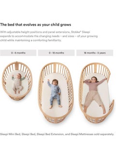 STOKKE Sleepi Drape Rod, Natural Solid Beech Wood Compatible Sleepi Crib/Bed And Mini  - Image 4
