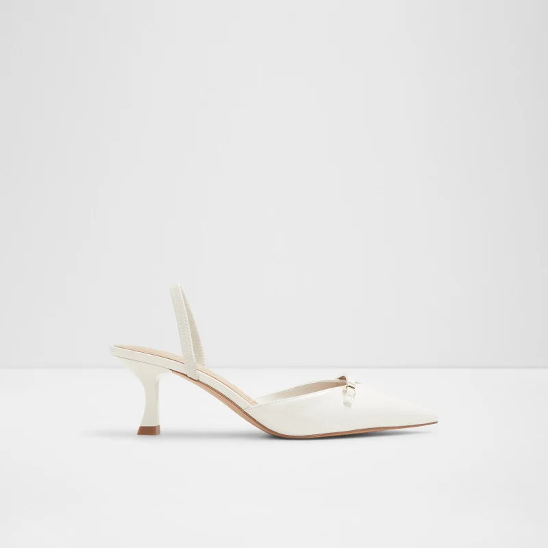 ALDO NAILAH Textured Pointed Toe Mule Pumps