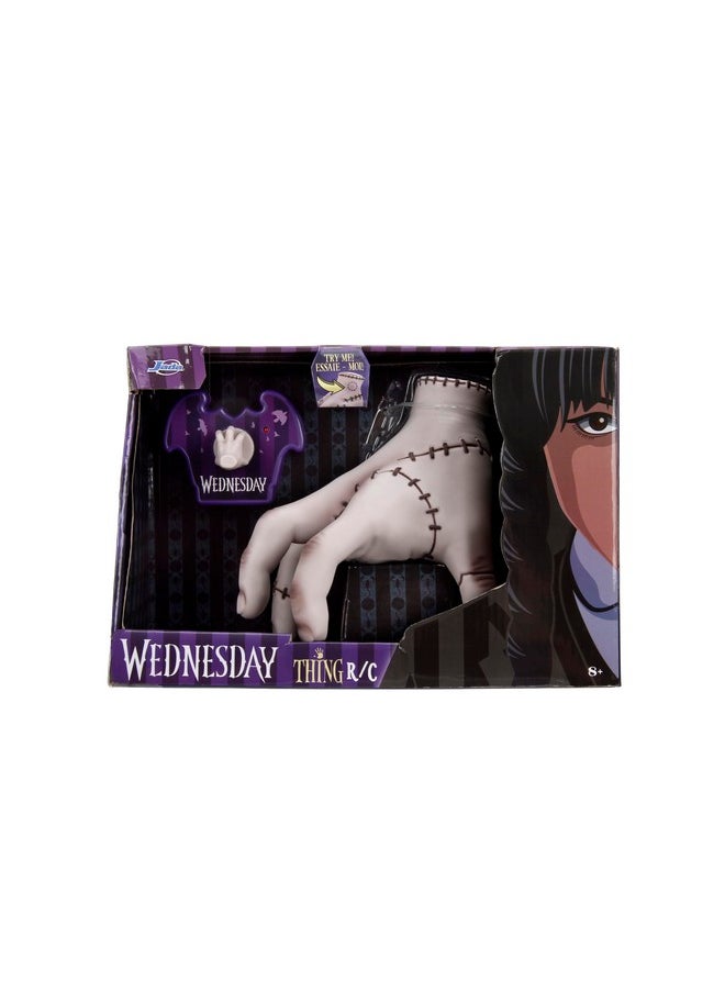 Jada Toys Jada Toys - Wednesday Addams Thing RC - Life-Size Remote Control Partner - Realistic Design, USB Charging, Toy for Adults and Kids  - Image 2