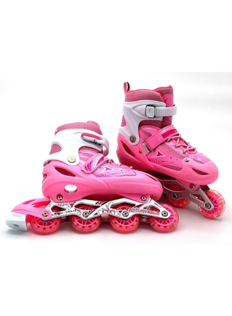 DubaiGallery Retractable Technical Skateboarding, Kids Roller Shoes Single Wheels, Roller skating shoes, Unisex Kids Fitness Shoes - Image 2