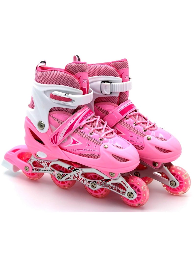 DubaiGallery Retractable Technical Skateboarding, Kids Roller Shoes Single Wheels, Roller skating shoes, Unisex Kids Fitness Shoes - Image 4