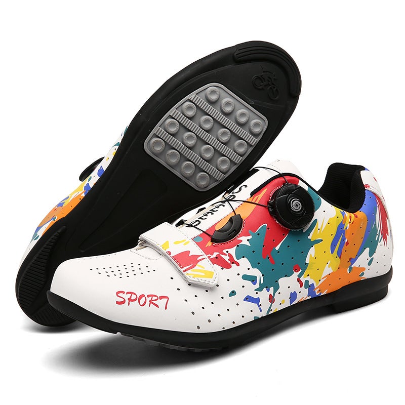 Mountain men's and women's leisure bicycle lock shoes hard-soled spinning cycling shoes Sports Equipment 36-46 yards  - Image 1