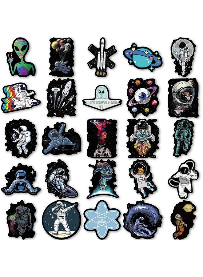 HY Space Stickers For Water Bottles 50 Pcs Astronaut Stickers For Laptop Phone Skateboard For Kids Teens Decal - Image 2