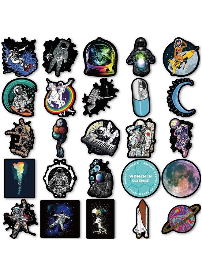 HY Space Stickers For Water Bottles 50 Pcs Astronaut Stickers For Laptop Phone Skateboard For Kids Teens Decal - Image 3