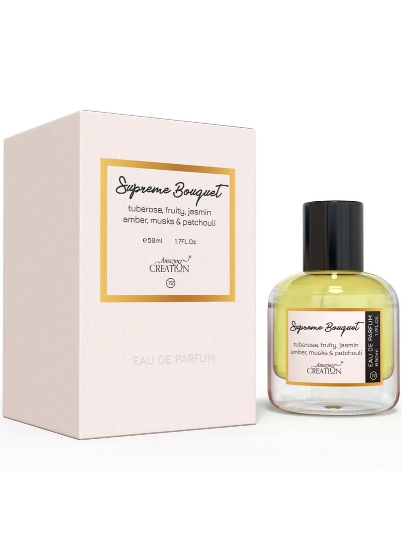 Amazing Creation Supreme Bouquet Perfume For Unisex EDP PFB0072, 50ml