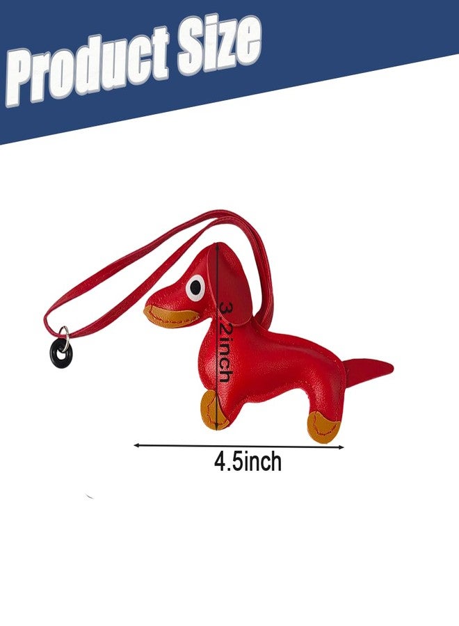 nsgglecher 2PCS Golf Tee Leash and Anchor, Dachshund Golf Tee Leash Set, Prevent Tee Loss, Fun Golf Accessory Gift for Dog Lovers, Red & Yellow - Image 2