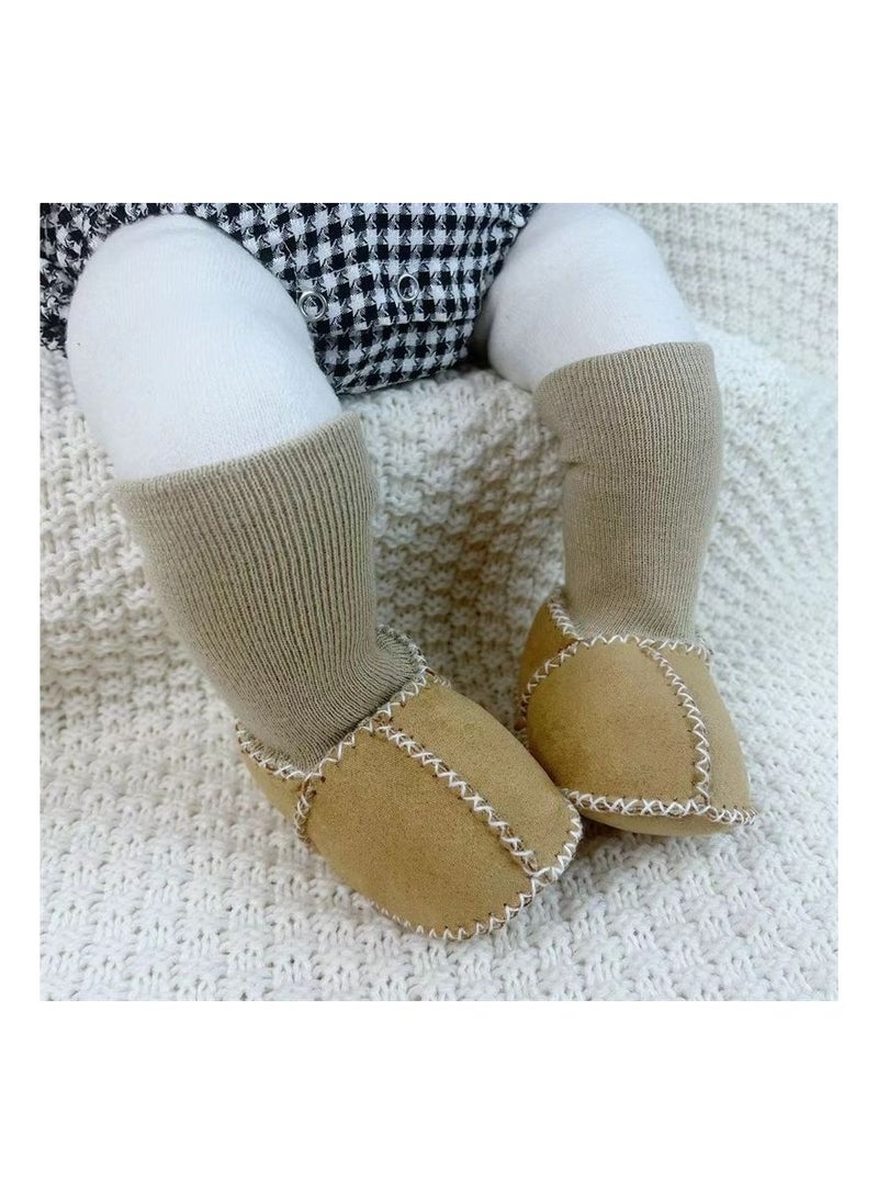 Loquat Suitable For Baby Warm And Comfortable Cotton Shoes 