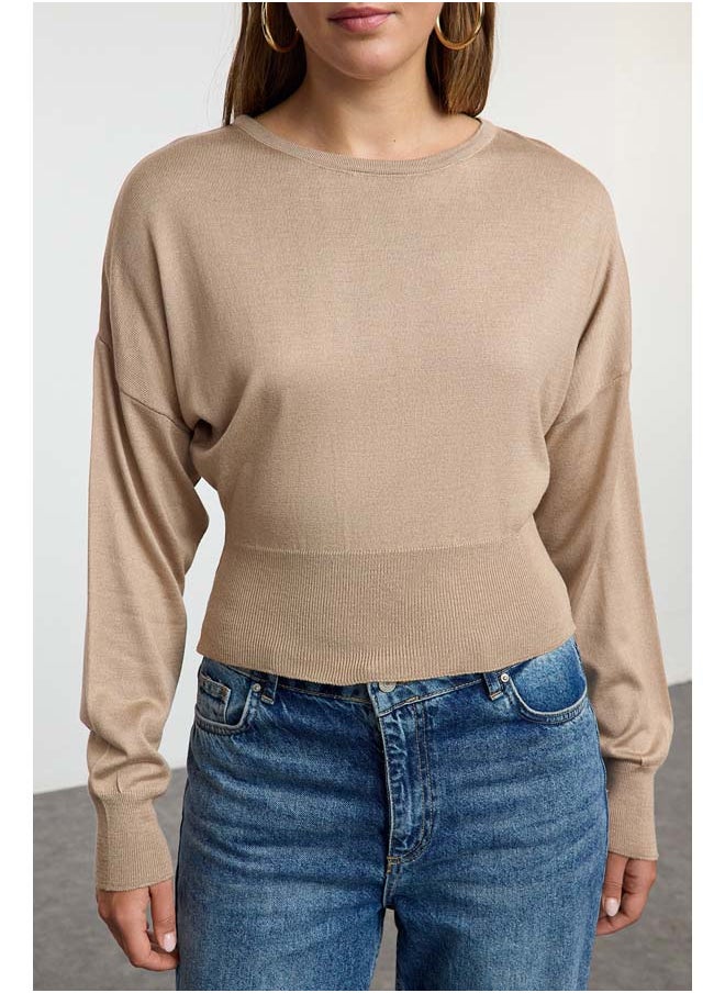 trendyol - Mink Basic Premium Quality Knitwear Sweater TWOAW25KZ00186 - Image 1