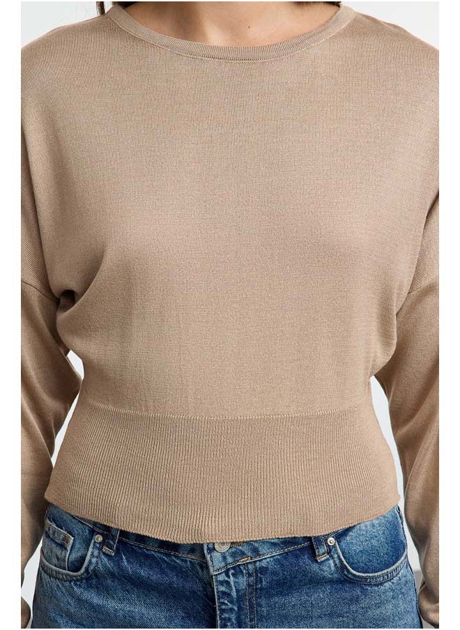 trendyol - Mink Basic Premium Quality Knitwear Sweater TWOAW25KZ00186 - Image 1