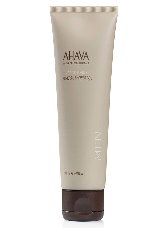 AHAVA Time To Energize Men's Mineral Shower Gel - Refreshing Shower Gel, Soothing, Energizing & Skin-Friendly Cleanser, with Osmoter, G-Force, Aloe Vera, Allantoin & Zinc, 6.8 Fl.Oz - Image 2