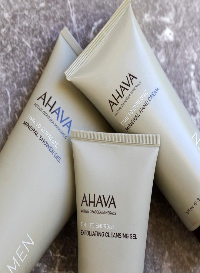 AHAVA Time To Energize Men's Mineral Shower Gel - Refreshing Shower Gel, Soothing, Energizing & Skin-Friendly Cleanser, with Osmoter, G-Force, Aloe Vera, Allantoin & Zinc, 6.8 Fl.Oz - Image 3