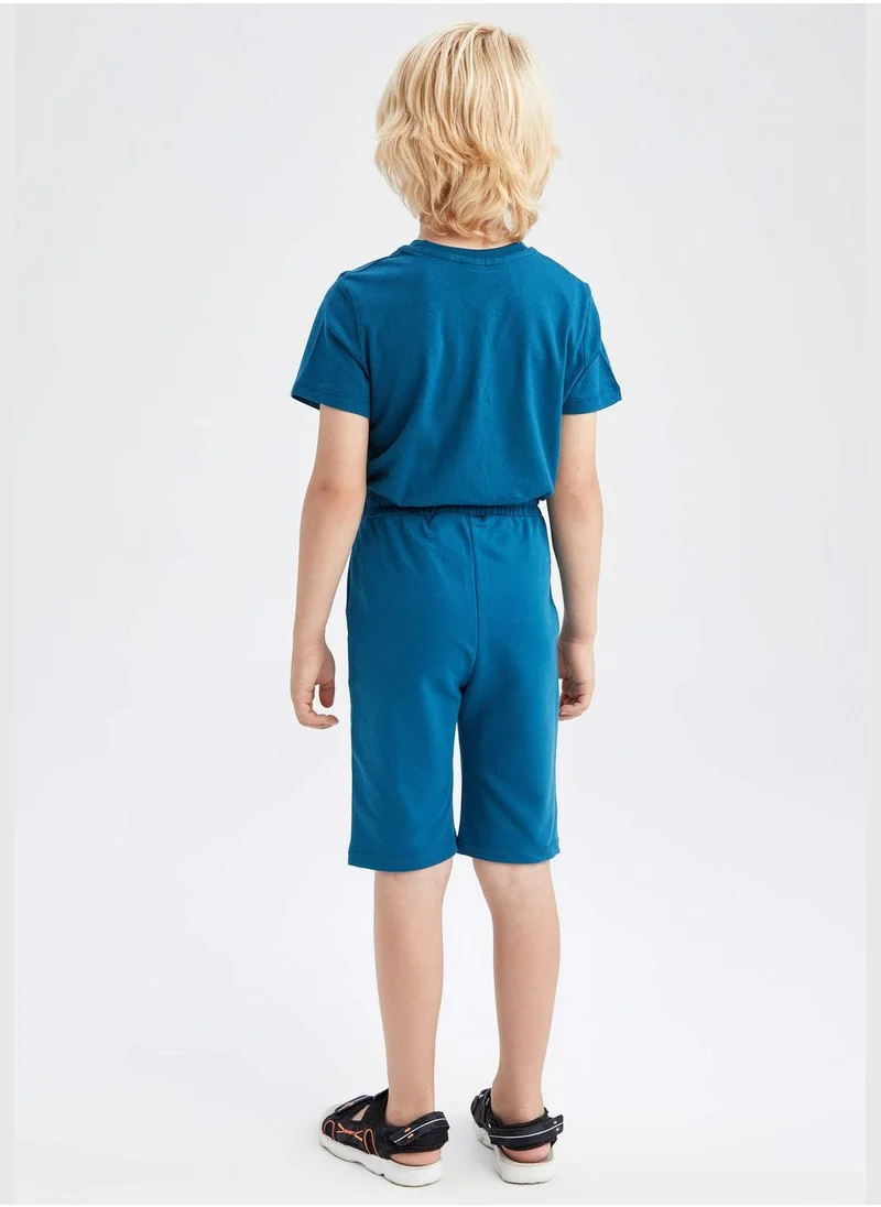 DeFacto Regular Fit Marvel Print Bermuda Shorts